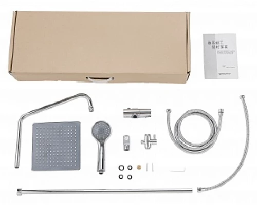 Душевой гарнитур Bravat FIT S D283CP-2A-RUS с верхним душем