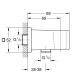 Шланговое подключение Grohe Euphoria Cube 26370000 с держателем
