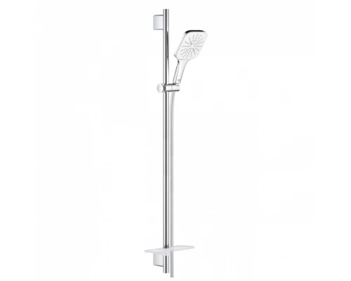 Душевой гарнитур Grohe Rainshower SmartActive 130 Cube, 26587LS0, белая луна