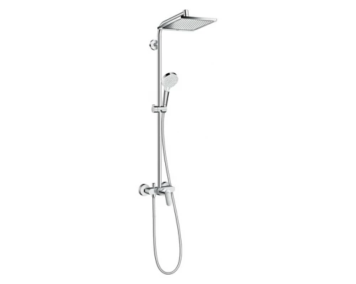 Душевая система Hansgrohe Crometta E 240 1jet Showerpipe 27284000