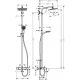Душевая стойка Hansgrohe Crometta E 240 1jet Showerpipe 27298000 хром с термостатом