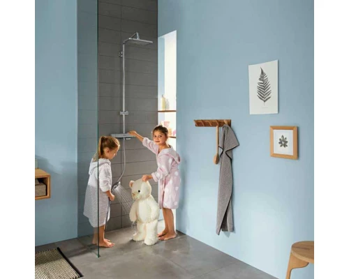 Душевая система Hansgrohe Croma E Showerpipe 280 1jet 27630000 c термостатом, хром