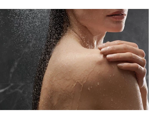 Верхний душ Hansgrohe Rainfinity 26234700, 360 x 360 мм, 3 режима струи, с держателем, белый матовый