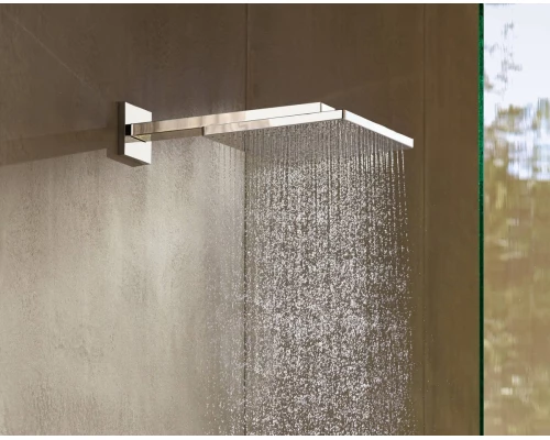 Верхний душ Hansgrohe Raindance 26238990, 300 х 300 мм, 1 режим струи, с держателем, золото