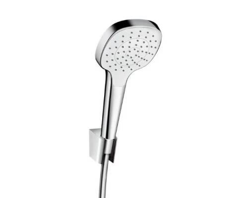 Душевой гарнитур Hansgrohe Croma Select E 1jet Port, 26412400, белый/хром