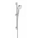 Душевой гарнитур Hansgrohe Croma Select E 26584400, белый/хром