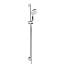 Душевой гарнитур Hansgrohe Crometta 1jet 26537400, штанга 90 см, белый/хром