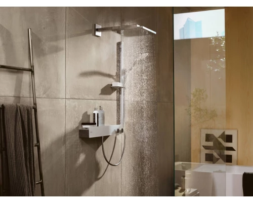 Верхний душ Hansgrohe Raindance 26238990, 300 х 300 мм, 1 режим струи, с держателем, золото