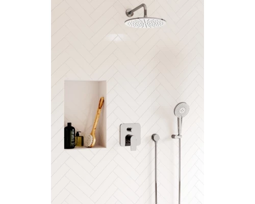 Верхний душ Ideal Standard Idealrain, B9443AA, Ø300 мм, 1 режим струи, без держателя