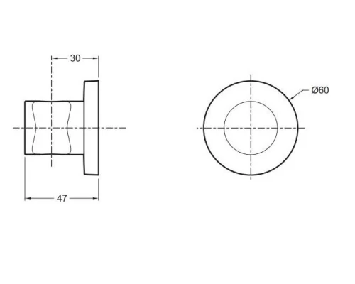 Держатель для ручного душа Jacob Delafon Modulo 8466D-CP