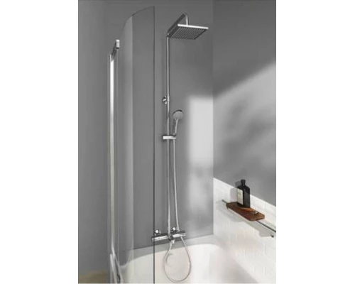 Верхний душ Jacob Delafon July E21761-CP, 20х20 см, 1 режим струи, без держателя, квадратный