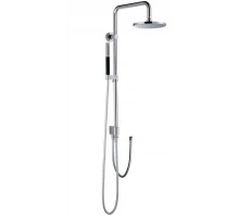 Душевой гарнитур Jacob Delafon Eo E11715-CP, хром, с круглым верхним душем, ø 200 мм