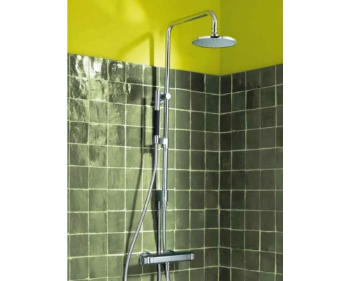 Душевой гарнитур Jacob Delafon Eo E11715-CP, хром, с круглым верхним душем, ø 200 мм