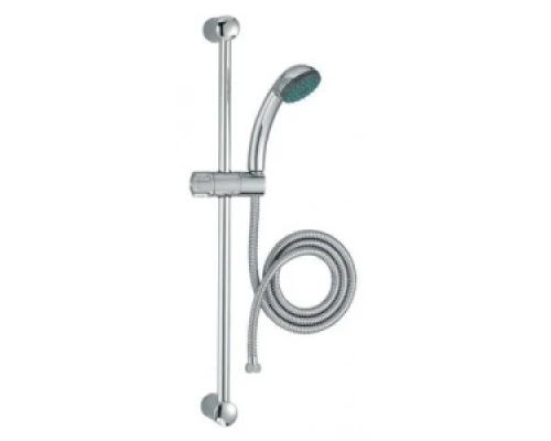 Душевой гарнитур Jacob Delafon Basic 1 E14325-CP, хром, со штангой 75 см