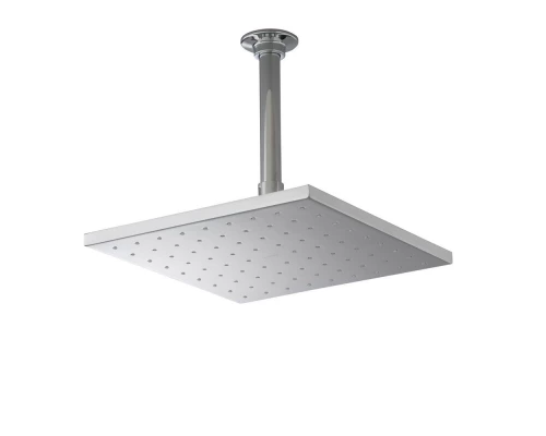 Верхний душ Jacob Delafon Katalyst E13696-CP, 25*25 см, 1 режим струи, без держателя