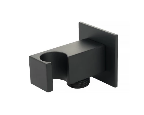 Шланговое подсоединение с держателем Migliore Kvant Black, цвет черный матовый, 30471