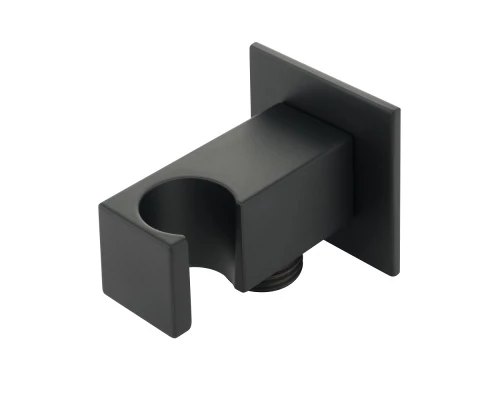 Шланговое подсоединение с держателем Migliore Kvant Black, цвет черный матовый, 30471