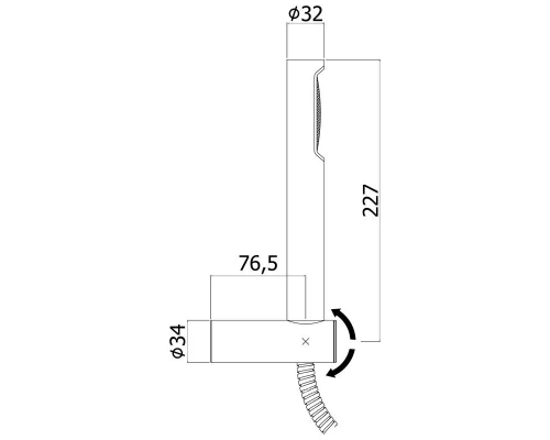 Душевой гарнитур Paffoni Birillo ZDUP054CR, цвет хром