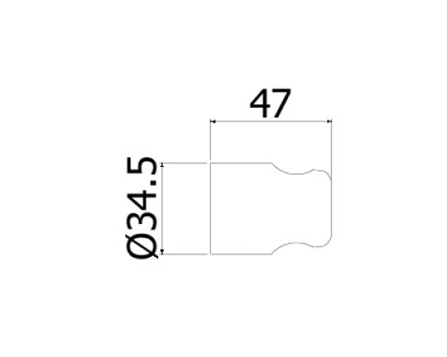 Держатель ручного душа Paffoni Rock ZSUP010CR, хром