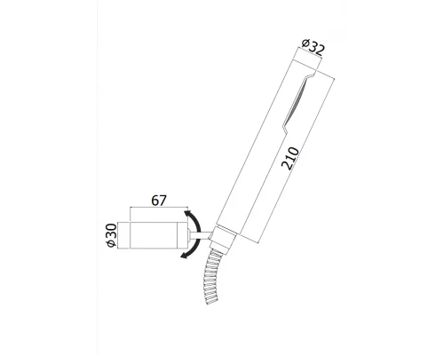 Душевой гарнитур Paffoni Birillo ZDUP036ST, цвет сталь