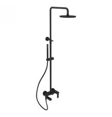 Душевая система Paffoni Blu, черный матовый, ZCOL632NO