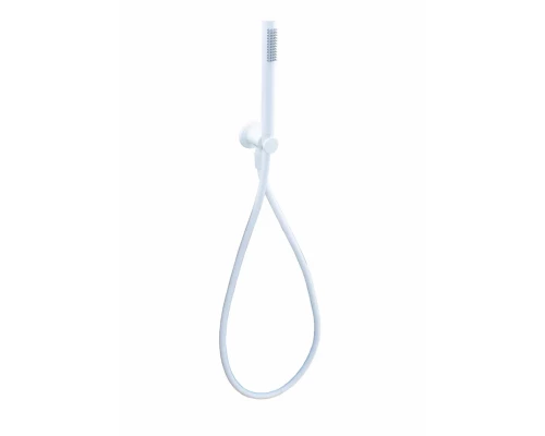 Душевой гарнитур Paffoni Master ZDUP094BO со шланговым подключением и держателем лейки, белый матовый