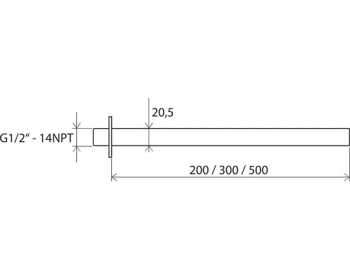 Кронштейн для верхнего душа Ravak 703.00/704.00/705.00, хром, X07P178/X07P179/X07P180