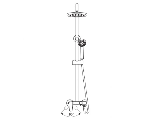 Душевая система Vidima Balance BA271AA