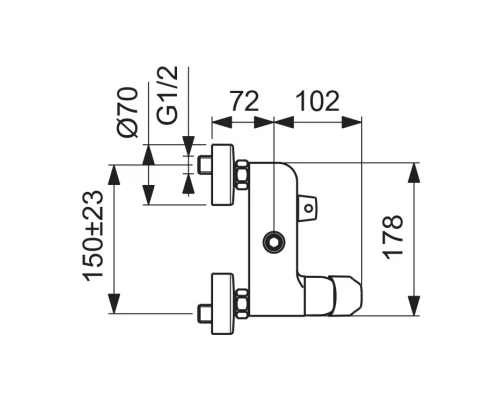 Душевая система Vidima Balance BA271AA