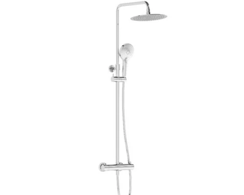 Душевая система Vitra Aquaheat Bliss RH3 Rain L термостатическая, хром, A47201EXP