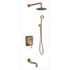 Душевая система ZorG Antic A 104DS-BR, бронза