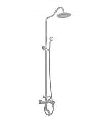 Душевая система Zorg Antic, античное серебро, A 402DS-SL