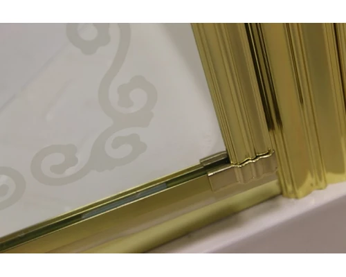 Душевая дверь в проем Cezares RETRO-BF-1-110-PP-Cr, профиль хром, стекло матовое с прозрачным узором