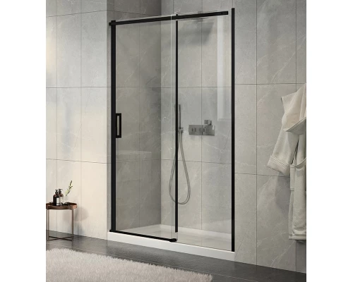Душевая дверь Jacob Delafon Contra E22C170-BL, 170 х 195 см, стекло прозрачное, профиль чёрный