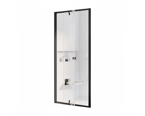 Душевая дверь Ravak Pivot PDOP2-100, профиль черный, витраж транспарент, 03GA0300Z1