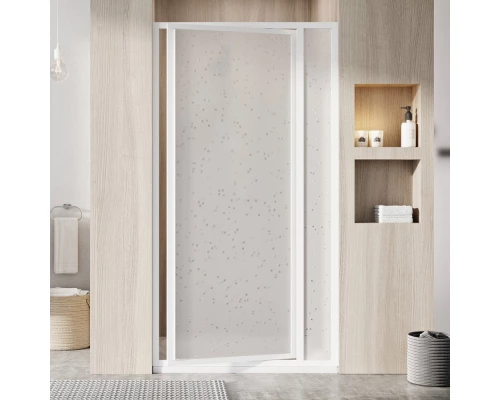 Душевая дверь Ravak Supernova SDOP-90, профиль белый, витраж перл, 03V7010011
