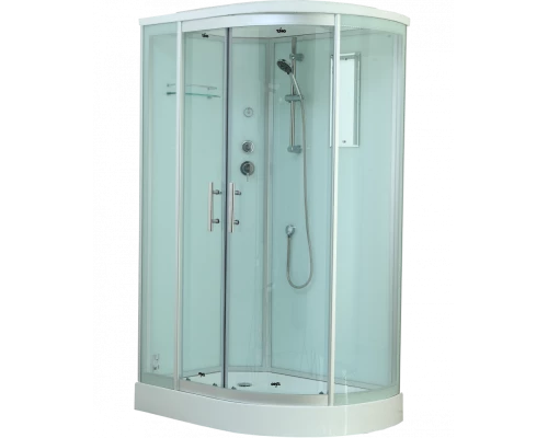 Душевая кабина Timo Standart Т-6602 Silver L/R 120 x 85 см, с крышей, с гидрозатвором, хром