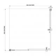 Душевой уголок Aquanet Delta Cube NPE1142 90 x 90 см, 00183212, стекло прозрачное