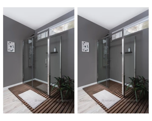 Душевой уголок Aquanet Delta NPE1131 150 x 200 см, 00183845, стекло прозрачное