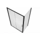 Душевой уголок Bravat Blackline BS120.3101B 120 x 80 см прямоугольный, черный