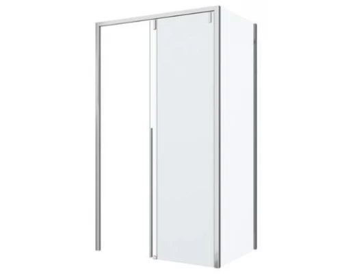 Душевой уголок Bravat Slim Line BS120.3104A, 120 x 80 x 195 см, двери раздвижные, стекло прозрачное, хром