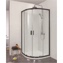 Душевой уголок Bravat Blackline BS090.1201B 90 x 90 x 200 см четверть круга, черный