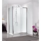 Душевой уголок Bravat Stream BS120.3103S, 80 x 120 x 200 см, дверь раздвижная, стекло прозрачное, хром