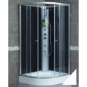 Душевой уголок Bravat Waterfall 90 х 90 x 215 см, двери раздвижные, стекло прозрачное, хром, BC090.6100A
