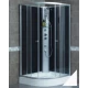 Душевой уголок Bravat Waterfall 90 х 90 x 215 см, двери раздвижные, стекло прозрачное, хром, BC090.6100A