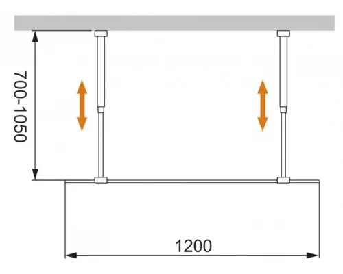 Душевое ограждение Cezares Liberta-L-2-120-C-Cr 120 x 195 см, стекло прозрачное, профиль хром