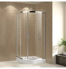 Душевой уголок Cezares ECO-O-R-2-90-C-Cr, 90 х 90 х 190 см, стекло прозрачное/матовое