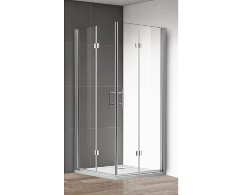 Душевой уголок Cezares Eco-O-ASH-2-80/100-C-Cr 100 x 80 см без поддона