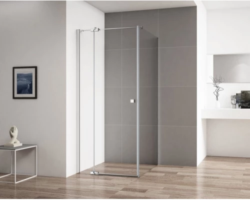 Душевой уголок Cezares VALVOLA-AH-1-80/90-C-Cr, 80 х 90 х 195 см, стекло прозрачное