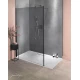 Душевой уголок Jacob Delafon Contra Walk In, 137 см, профиль черный, стекло прозрачное, E22W140-BLV